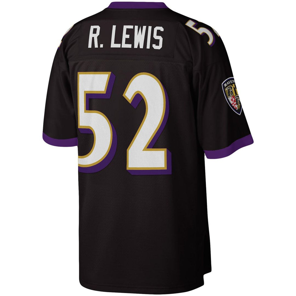 Men's Baltimore Ravens Ray Lewis Black Legacy Replica Jersey