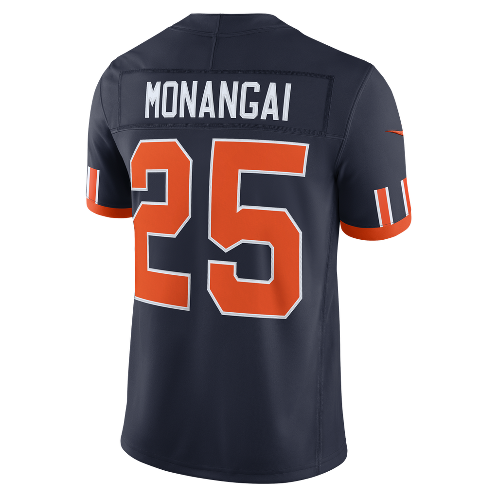 Men's Chicago Bears Kyle Monangai Navy 2026 Rivalries Collection Stitched