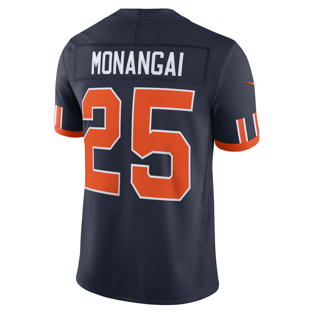 Men's Chicago Bears Kyle Monangai Navy 2026 Rivalries Collection Stitched