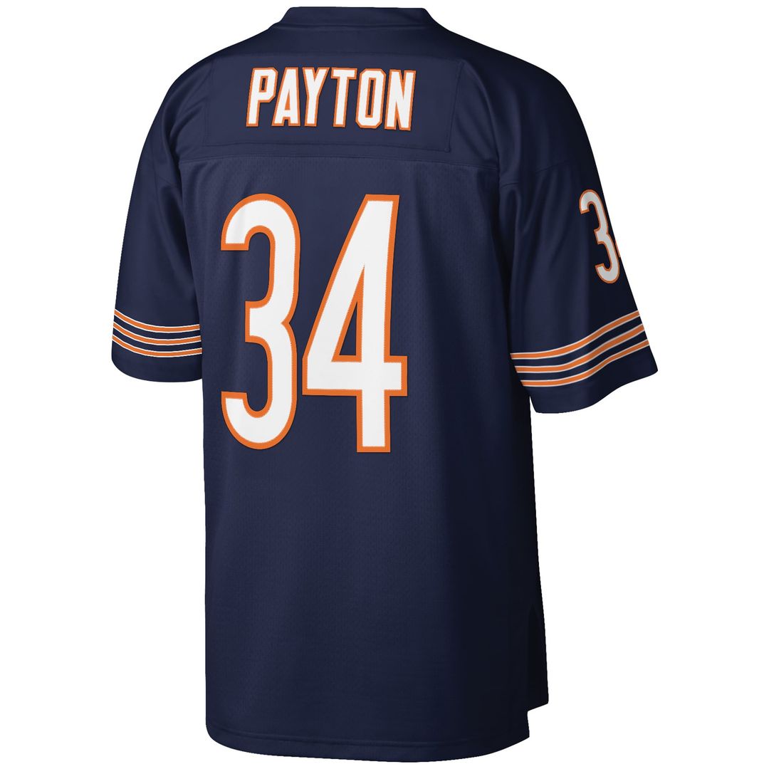 Men's Chicago Bears Walter Payton White Big & Tall 1985 Retired Player Replica Jersey