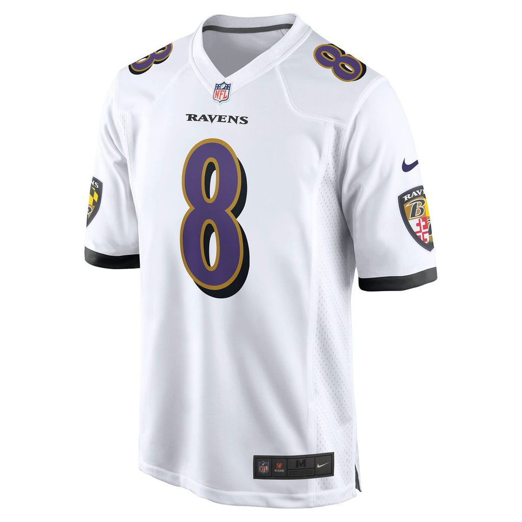 Men's Baltimore Ravens Lamar Jackson White