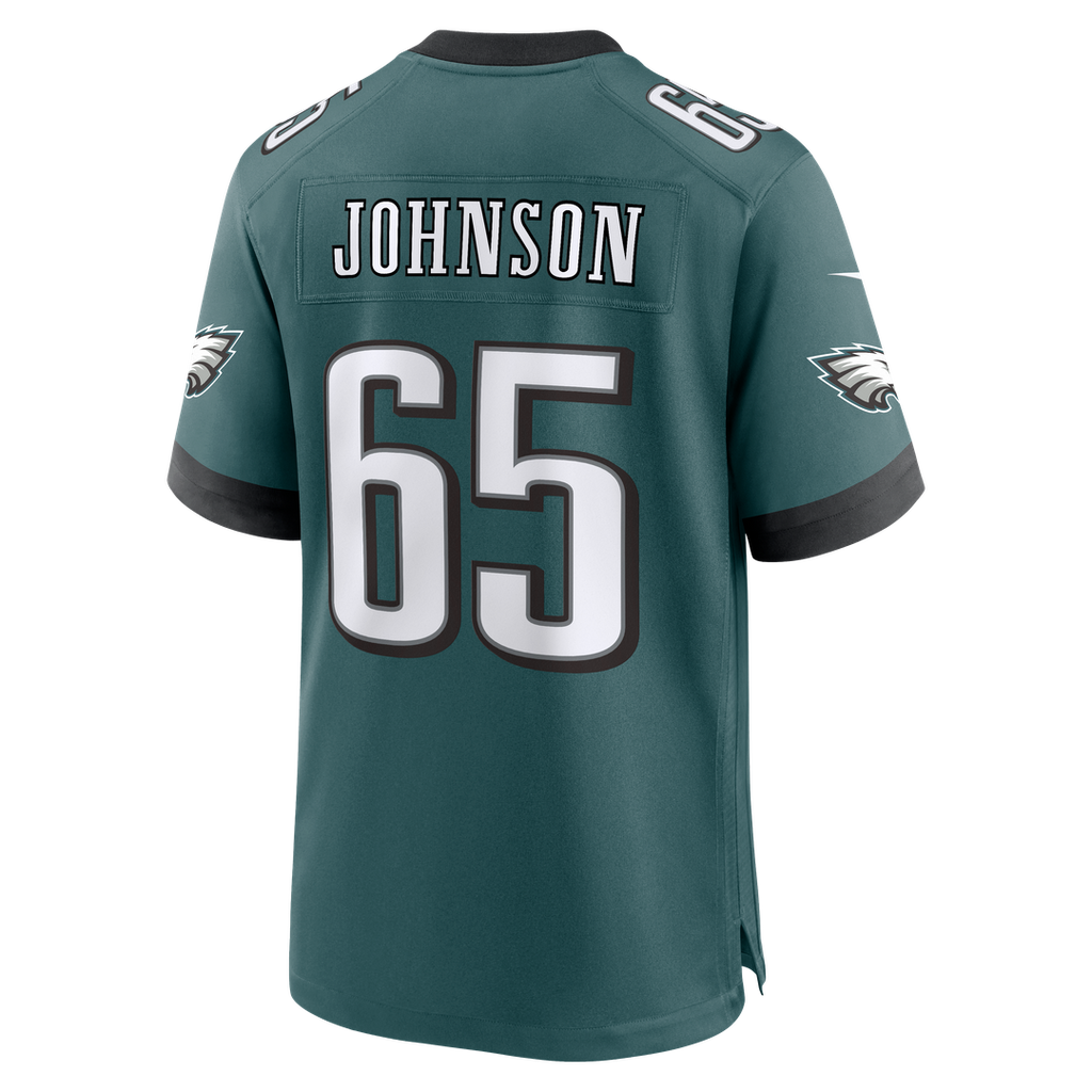 Men's Philadelphia Eagles Lane Johnson Midnight Green Team