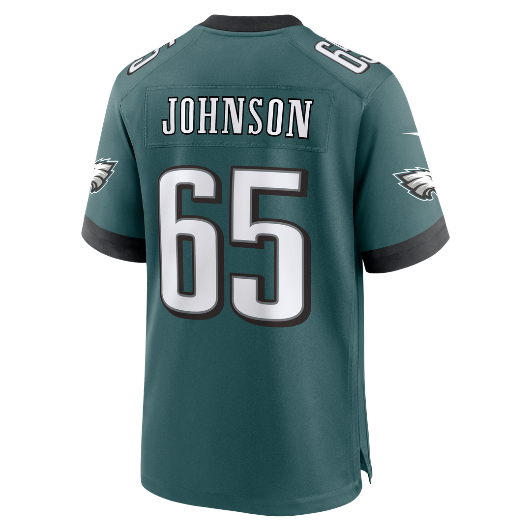 Men's Philadelphia Eagles Lane Johnson Midnight Green Team
