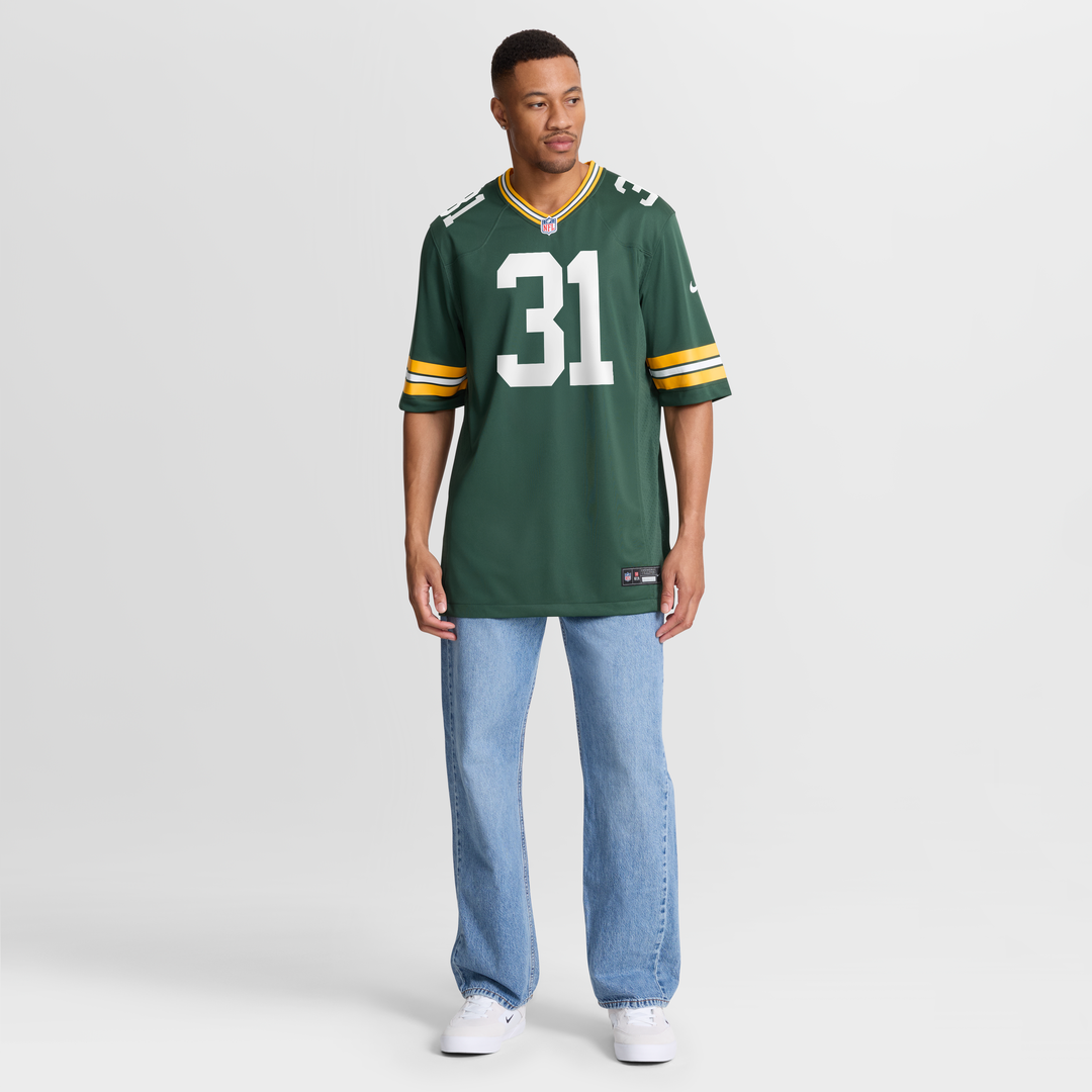 Men's Green Bay Packers Jim Taylor Green Game Retired Player Jersey