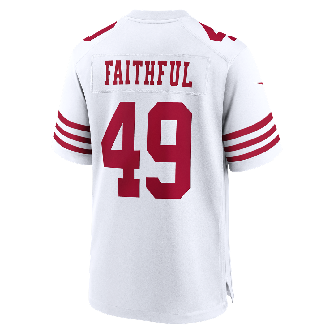 Men's San Francisco 49ers The Faithful White 80th Anniversary