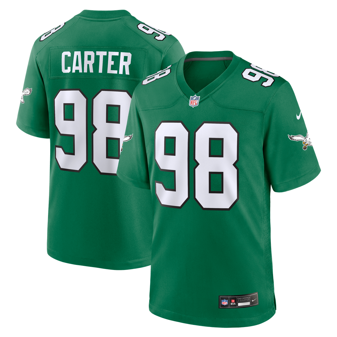 Men's Philadelphia Eagles Jalen Carter Midnight Green Team
