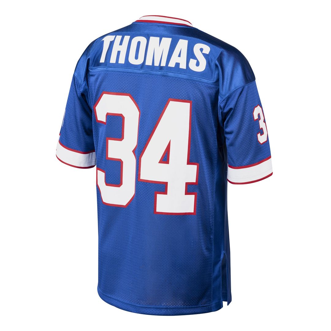 Men's Buffalo Bills 1985 Thurman Thomas Royal Authentic Throwback Retired Player Jersey