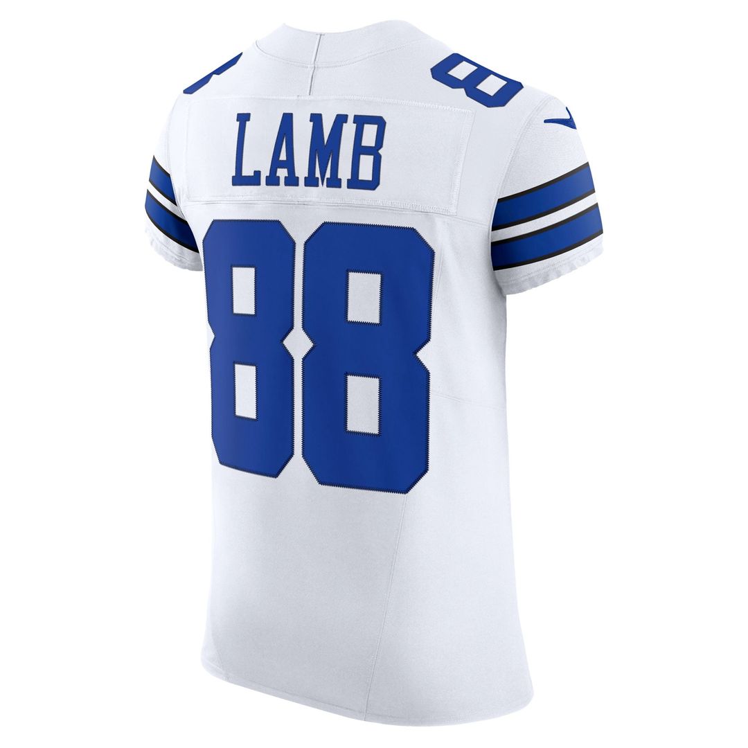 Men's Dallas Cowboys CeeDee Lamb White Vapor F.U.S.E. Elite Jersey
