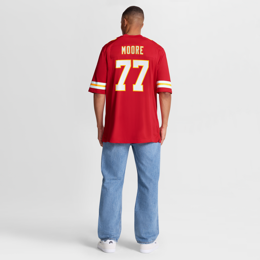 Men's Kansas City Chiefs Jaylon Moore Red Team