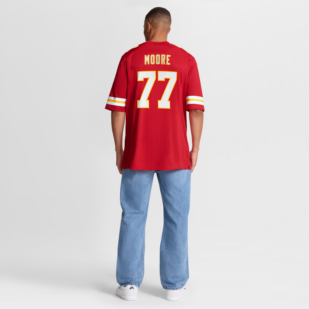 Men's Kansas City Chiefs Jaylon Moore Red Team