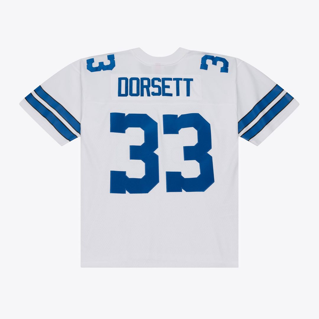 Men's Dallas Cowboys Tony Dorsett White Retired Legacy Replica Player Jersey