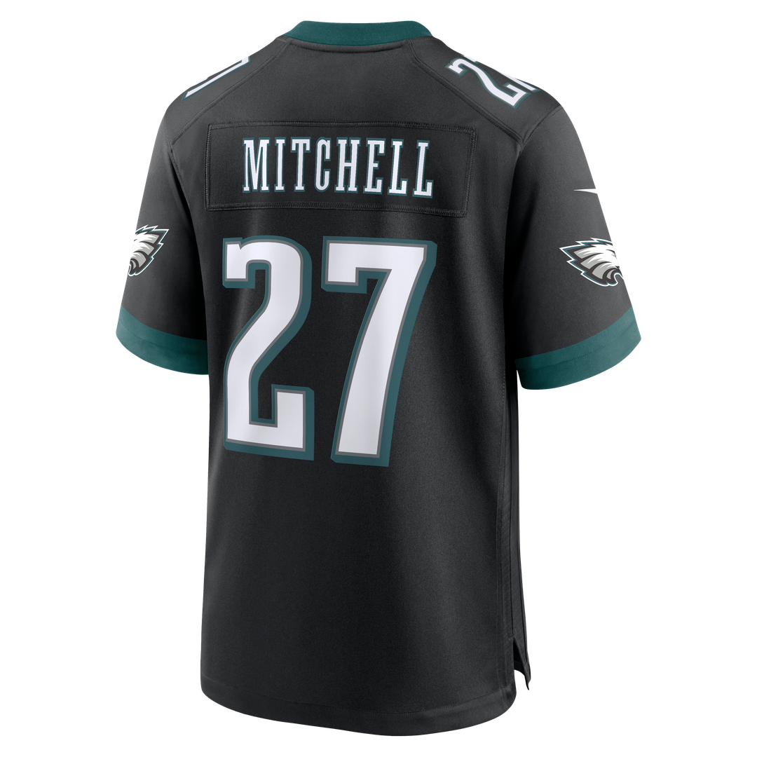 Men's Philadelphia Eagles Quinyon Mitchell Black Alternate