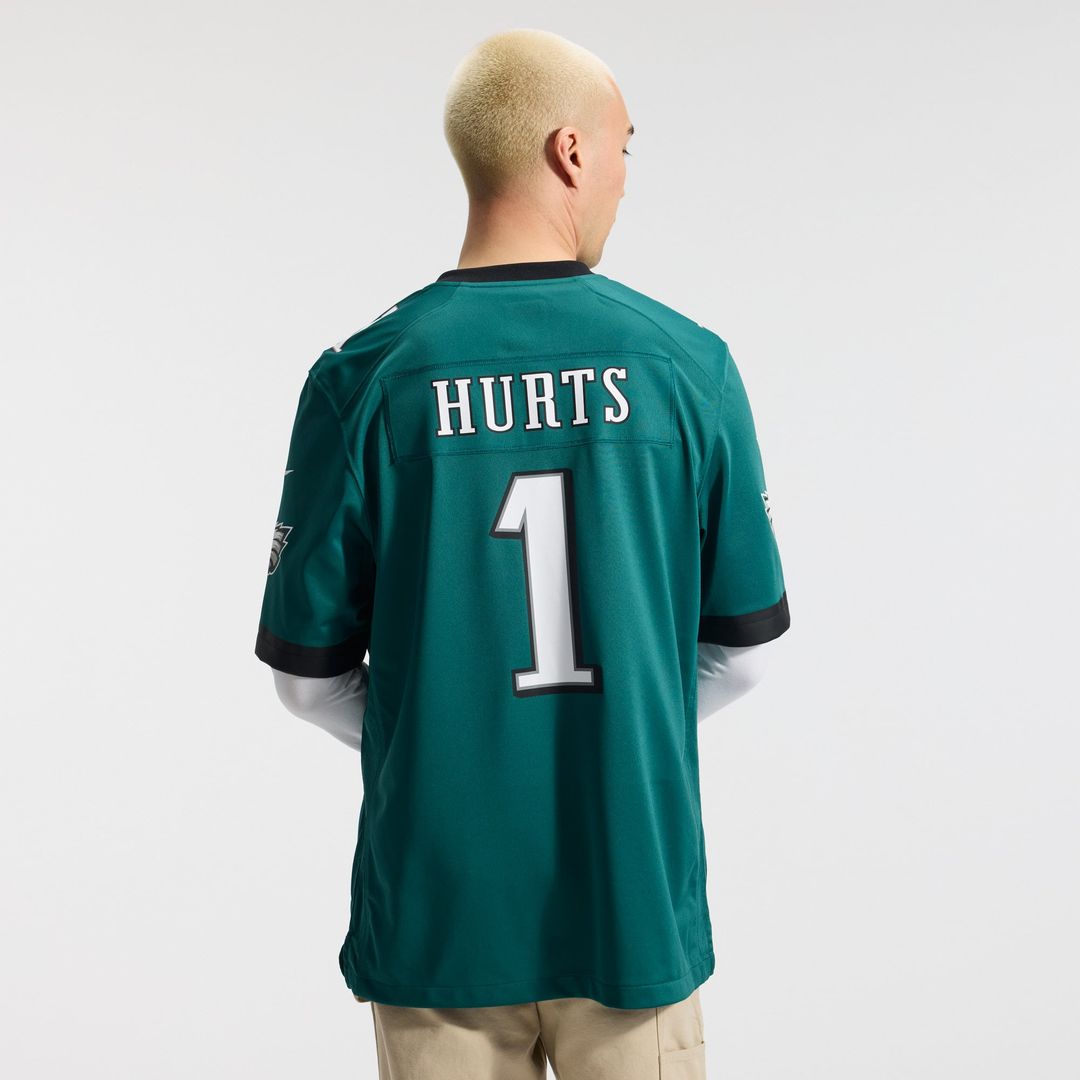 Men's Philadelphia Eagles Jalen Hurts Midnight Green Team