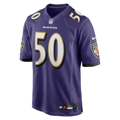 Men's Baltimore Ravens Adisa Isaac Purple Team