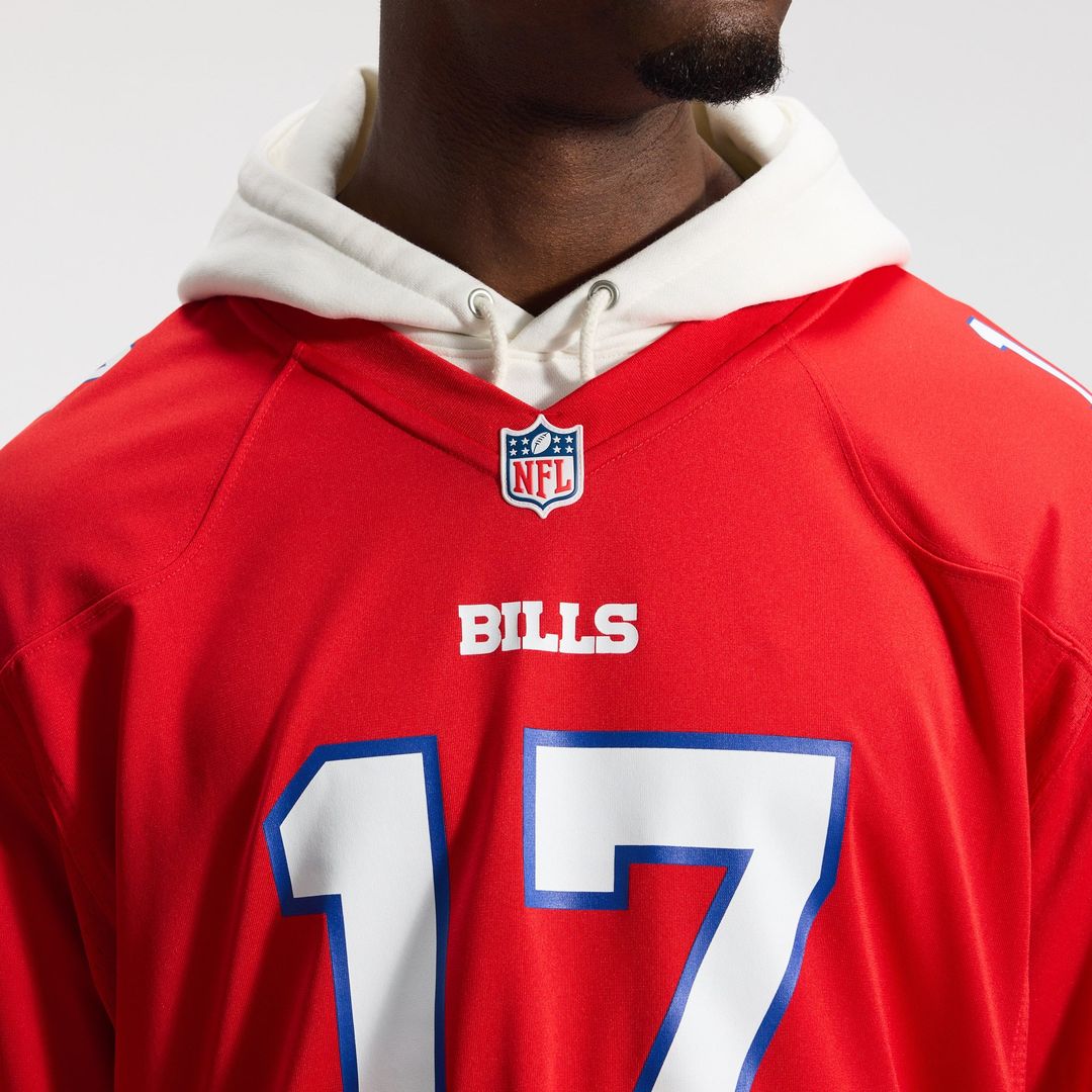 Men's Buffalo Bills Josh Allen Red Alternate