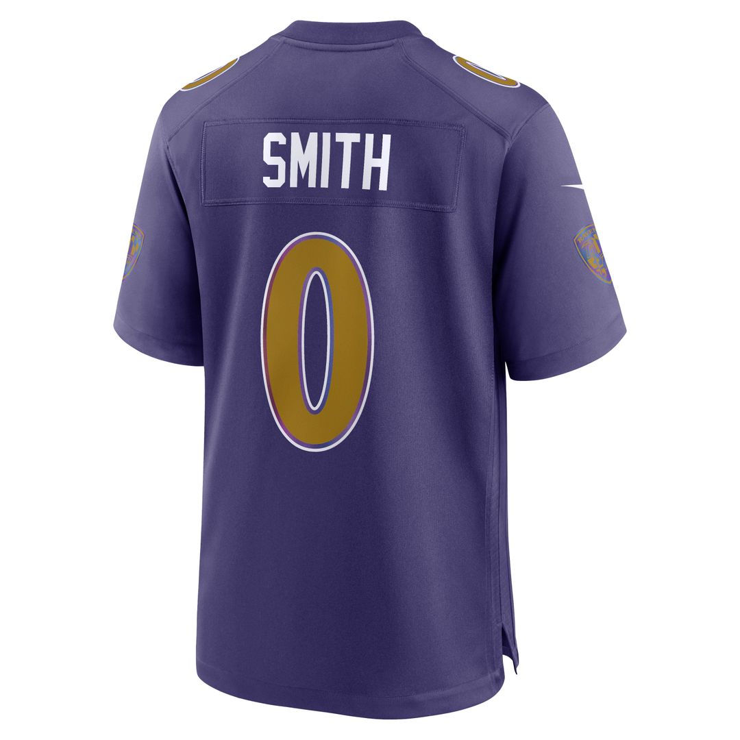 Men's Baltimore Ravens Roquan Smith Purple Alternate