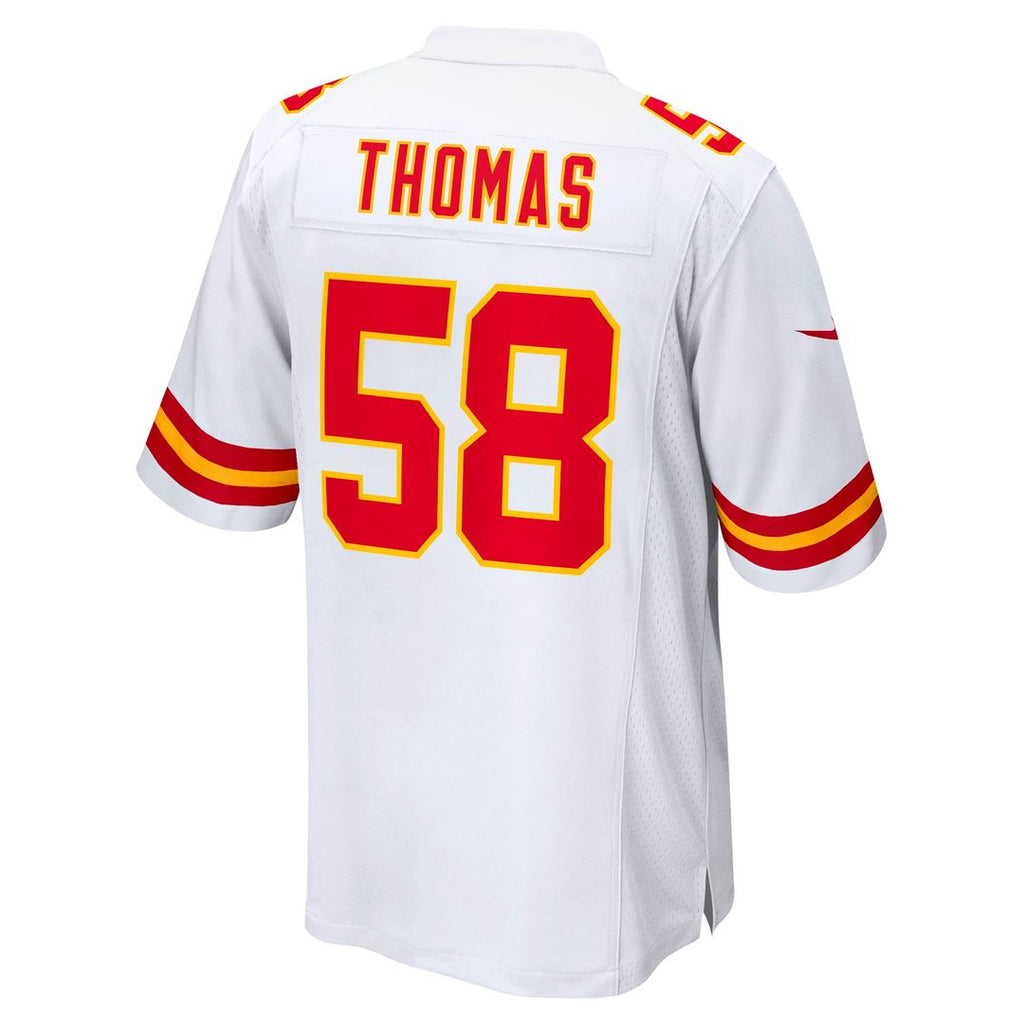 Men's Kansas City Chiefs Derrick Thomas White Retired Player