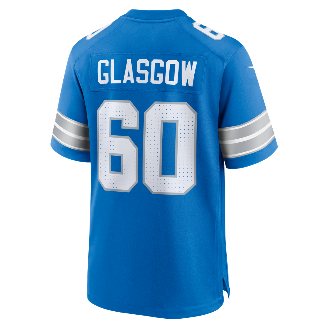 Men's Detroit Lions Graham Glasgow Blue Team