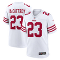 Men's San Francisco 49ers Christian McCaffrey White Game Player Jersey