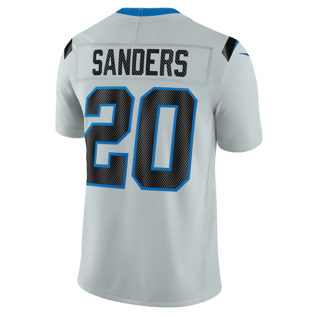 Men's Detroit Lions Barry Sanders Silver 2026 Rivalries Collection Stitched