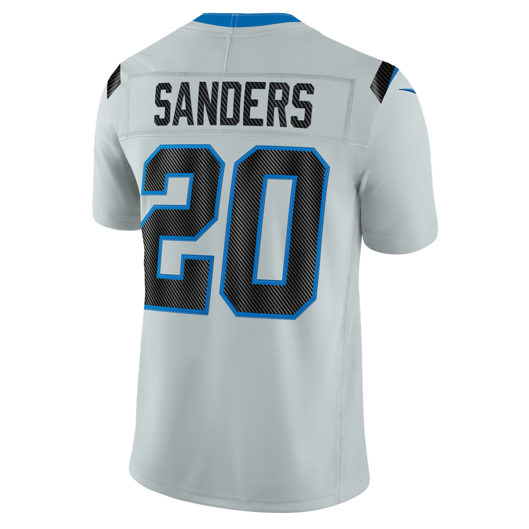 Men's Detroit Lions Barry Sanders Silver 2026 Rivalries Collection Stitched