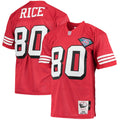 Men's San Francisco 49ers 1994 Jerry Rice Scarlet Authentic Throwback Retired Player Jersey