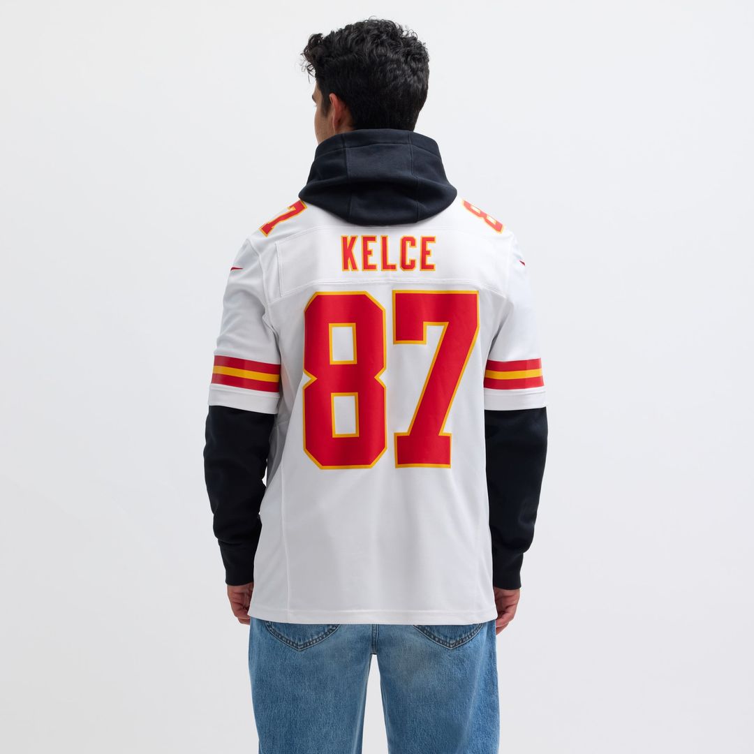 Men's Kansas City Chiefs Travis Kelce Red Vapor F.U.S.E.