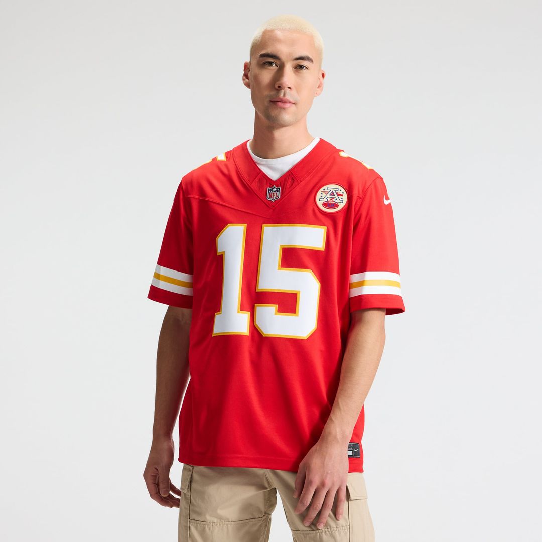 Men's Kansas City Chiefs Patrick Mahomes White Vapor F.U.S.E. Stitched