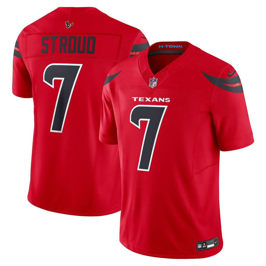 Men's Houston Texans C.J. Stroud Navy 2nd Alternate Vapor F.U.S.E.