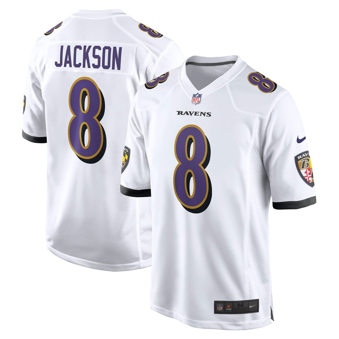 Men's Baltimore Ravens Lamar Jackson Purple Alternate