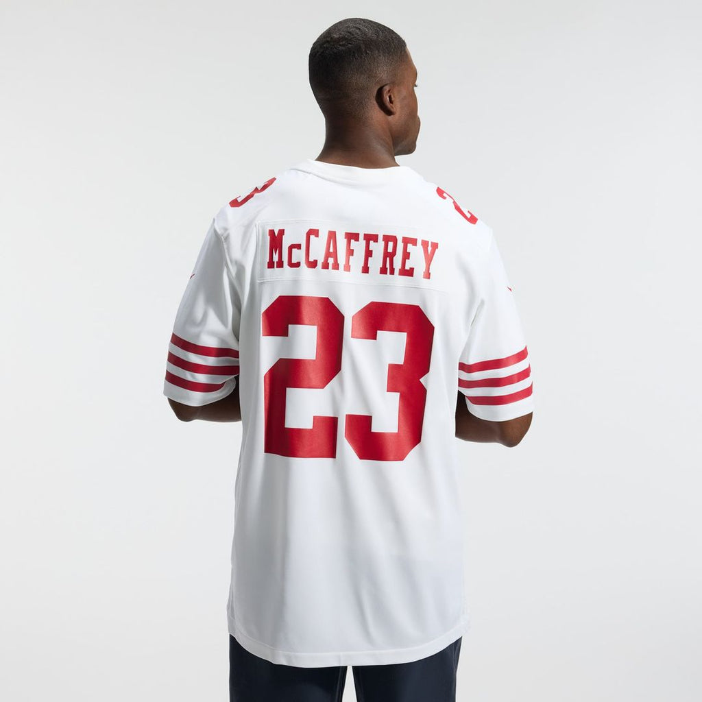 Men's San Francisco 49ers Christian McCaffrey Scarlet Game Player Jersey