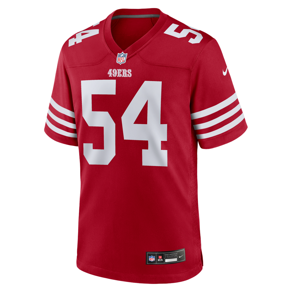 Men's San Francisco 49ers Fred Warner White Player