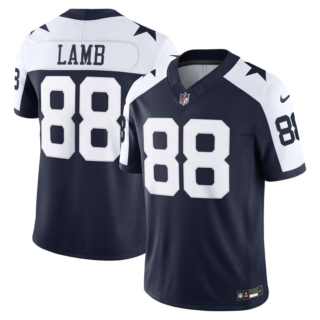 Men's Dallas Cowboys CeeDee Lamb White Vapor F.U.S.E. Stitched