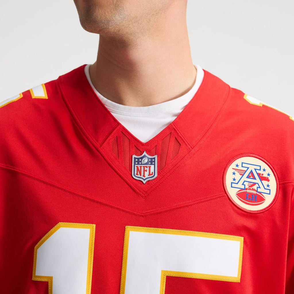Men's Kansas City Chiefs Patrick Mahomes White Vapor F.U.S.E. Stitched