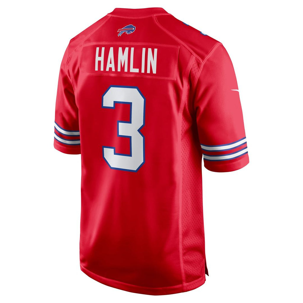 Men's Buffalo Bills Damar Hamlin Red Alternate