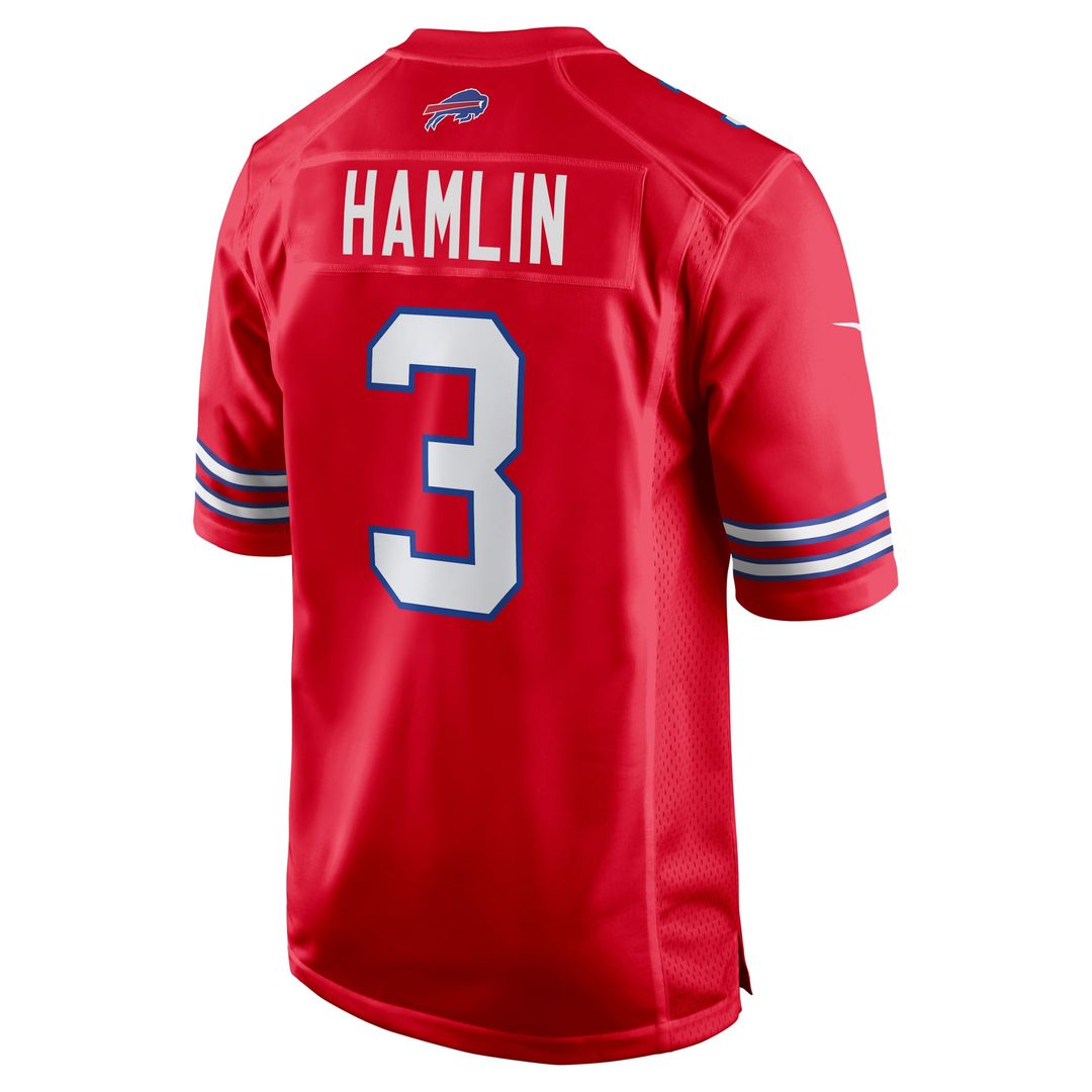Men's Buffalo Bills Damar Hamlin Red Alternate