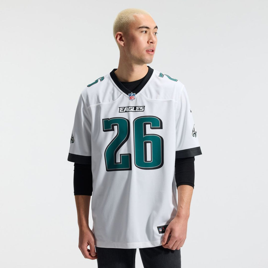 Men's Philadelphia Eagles Saquon Barkley White