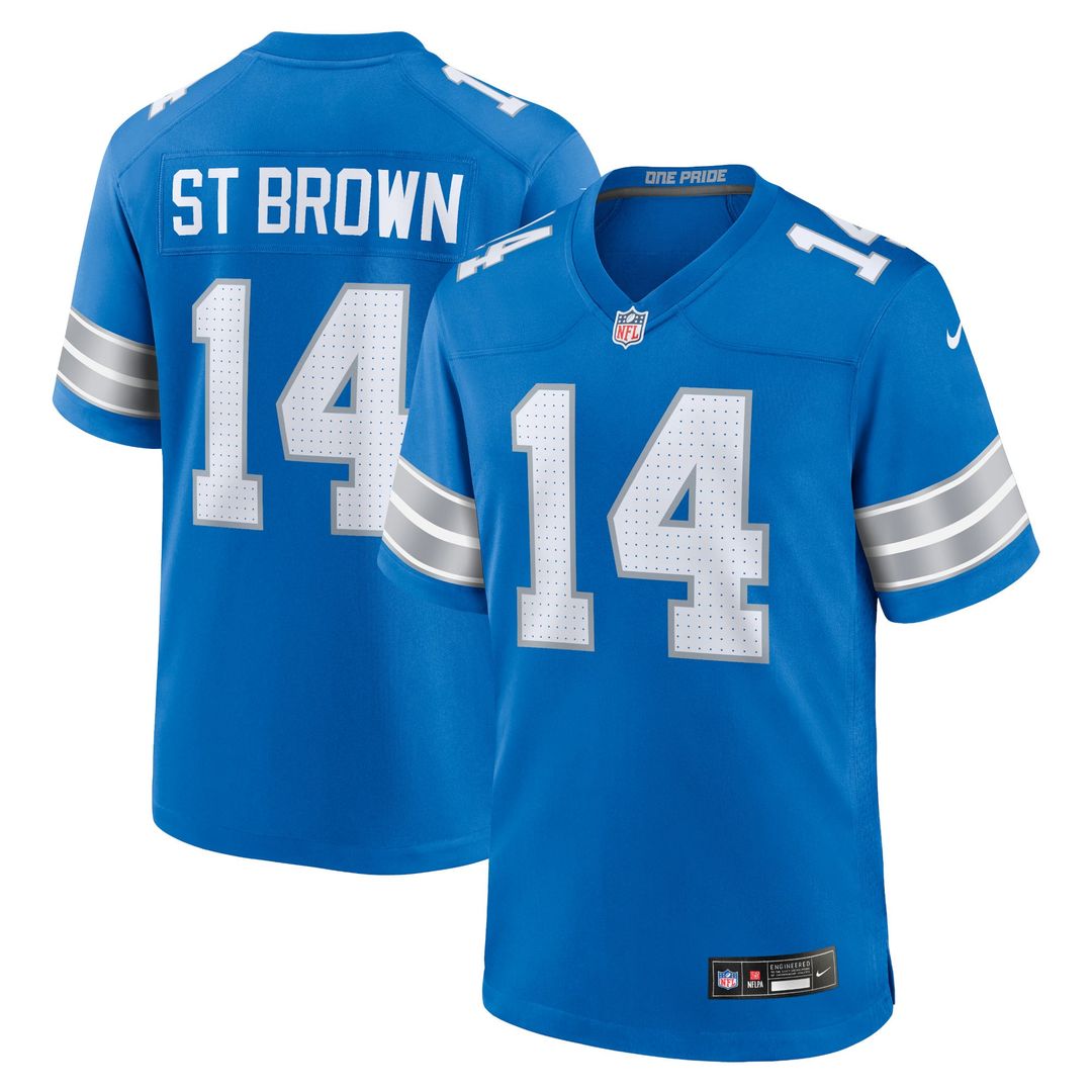 Men's Detroit Lions Amon-Ra St. Brown Black 2nd Alternate