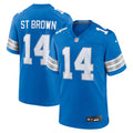 Men's Detroit Lions Amon-Ra St. Brown Blue