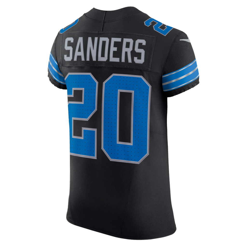 Men's Detroit Lions Barry Sanders Black Alternate Vapor F.U.S.E. Elite Jersey