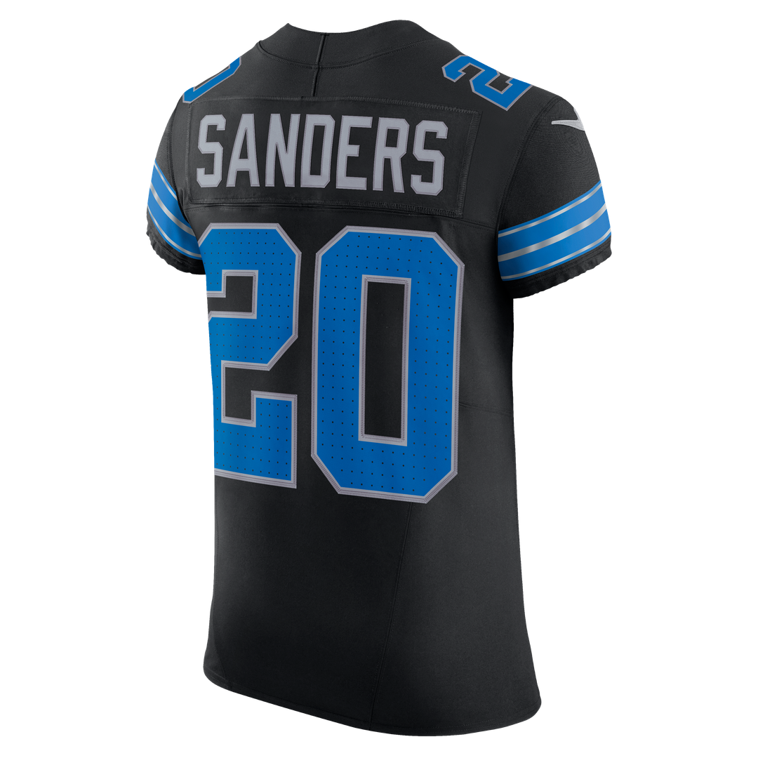 Men's Detroit Lions Barry Sanders Black Alternate Vapor F.U.S.E. Elite Jersey