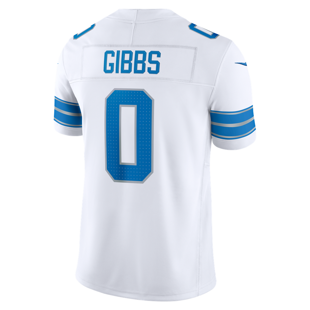 Men's Detroit Lions Jahmyr Gibbs Black Alternate Vapor F.U.S.E. Stitched