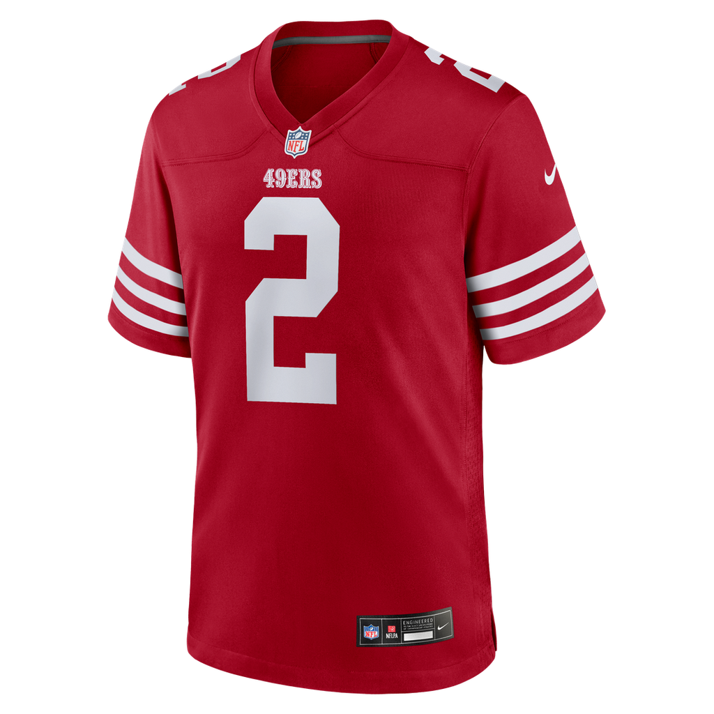 Men's San Francisco 49ers Deommodore Lenoir Scarlet