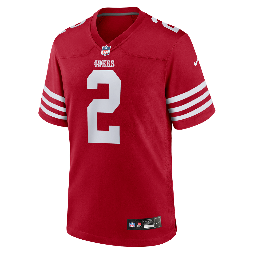 Men's San Francisco 49ers Deommodore Lenoir Scarlet