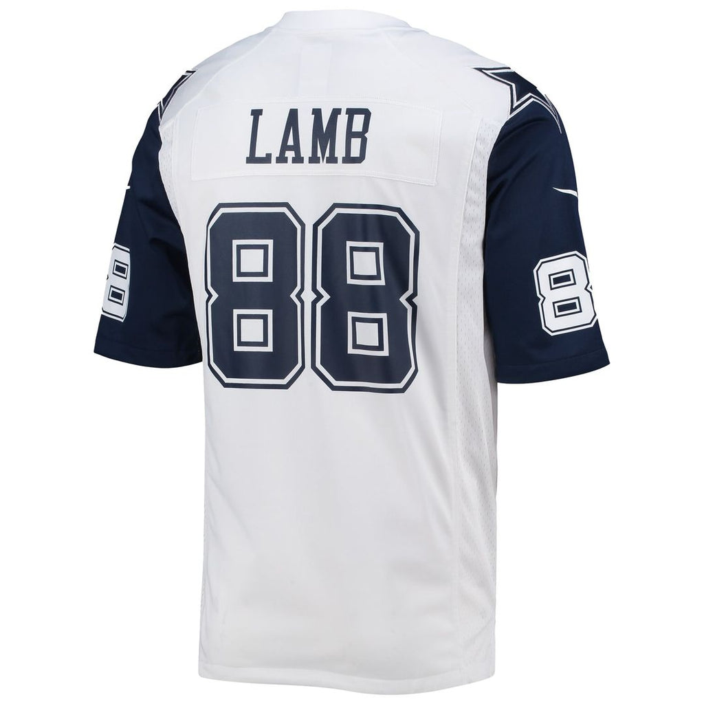 Men's Dallas Cowboys CeeDee Lamb White Alternate Game Team Jersey