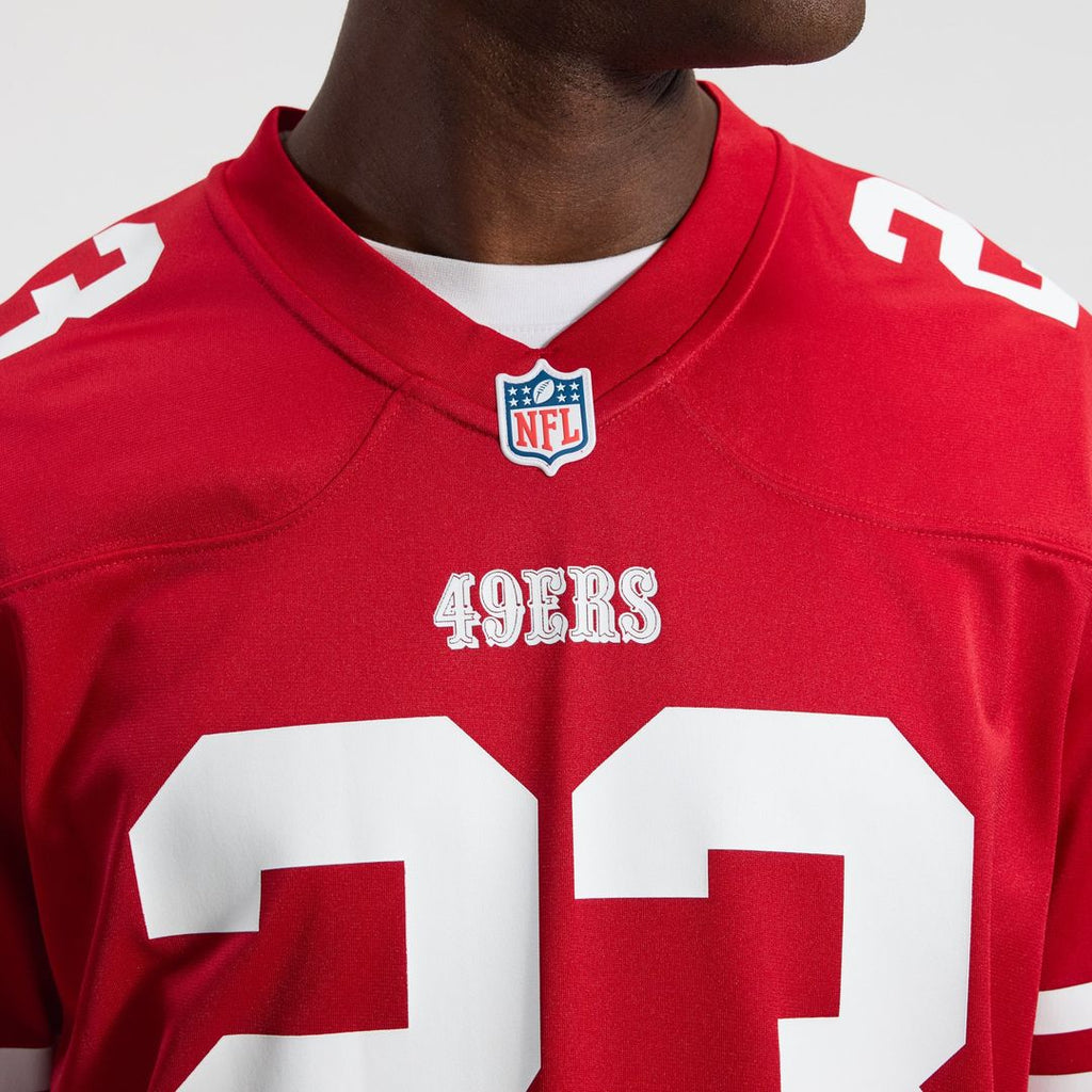 Men's San Francisco 49ers Christian McCaffrey Scarlet Game Player Jersey