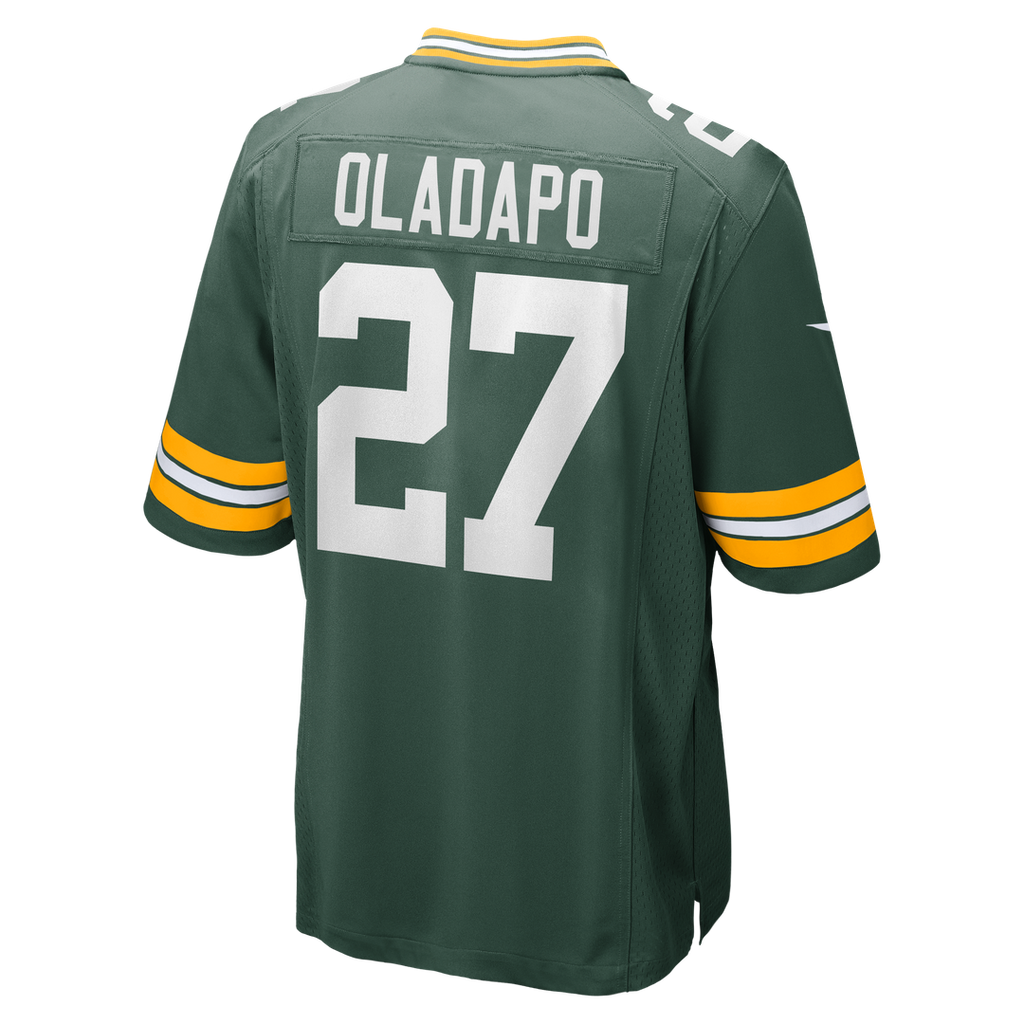 Men's Green Bay Packers Kitan Oladapo Green Jersey