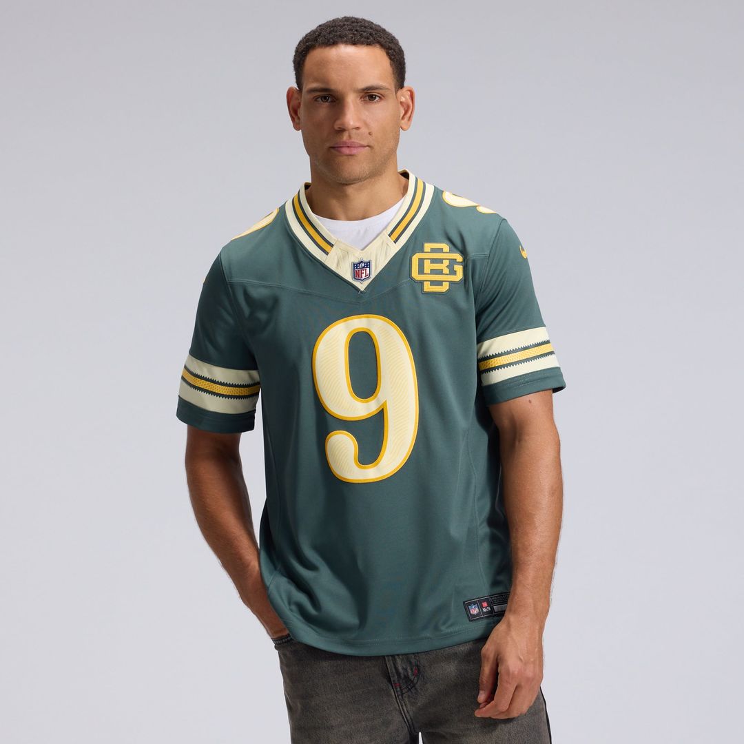 Men's Green Bay Packers Christian Watson Green 2026 Rivalries Collection Stitched Jersey