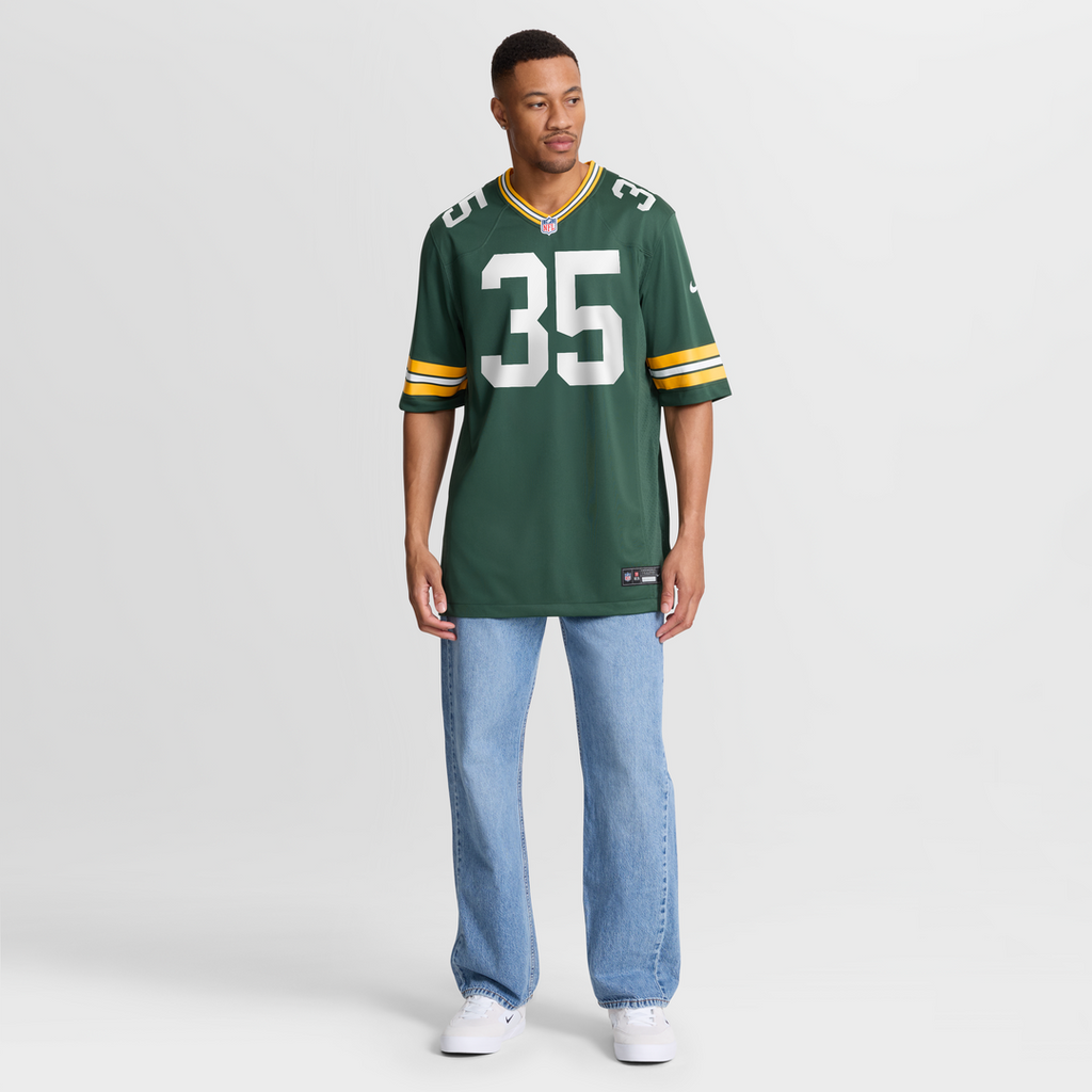 Men's Green Bay Packers Lucas Havrisik Green Team Jersey