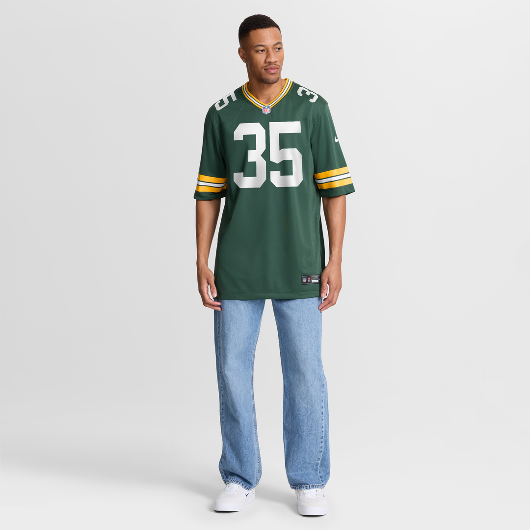 Men's Green Bay Packers Lucas Havrisik Green Team Jersey